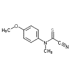 CAS#: 4968-42-7, 1-[(Cyanocarbonothioyl)(Methyl)Amino]-4-Methoxybenzene