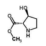 CAS 登录号：496841-04-4， 甲基(3S)-3-羟基-L-脯氨酸酯