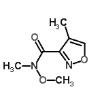 CAS#: 496871-07-9, N-Methoxy-N,4-Dimethyl-1,2-Oxazole-3-Carboxamide