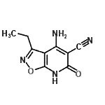 CAS#: 496875-49-1, 4-Amino-3-Ethyl-6-Oxo-6,7-Dihydro[1,2]Oxazolo[5,4-b]Pyridine-5-Carbonitrile