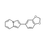 CAS#: 497226-04-7, 2-(1,3-Benzodioxol-5-Yl)Indolizine