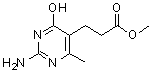 CAS 登录号：497246-54-5， 3-(2-氨基-4-羟基-6-甲基-5-嘧啶基)丙酸甲酯