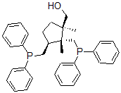 CAS 登录号：497262-02-9， (1R,2R,3S)-2,3-二[(二苯基膦基)甲基]-1,2-二甲基-环戊烷甲醇