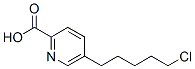 CAS#: 49751-44-2, 5-(5-Chloropentyl)Pyridine-2-Carboxylic Acid