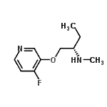CAS#: 497949-29-8, (2S)-1-[(4-Fluoro-3-Pyridinyl)Oxy]-N-Methyl-2-Butanamine