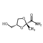 CAS#: 49823-53-2, (2S,4R)-4-(Hydroxymethyl)-2-Methyl-1,3-Dioxolane-2-Carboxamide