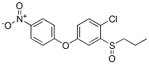 CAS 登录号：49828-75-3， 1-氯-4-(4-硝基苯氧基)-2-丙基亚磺酰-苯