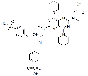 CAS#: 49845-74-1, 2,2',2'',2'''-[(4,8-Dipiperidinopyrimido[5,4-d]Pyrimidine-2,6-Diyl)Dinitrilo]Tetraethanol Bis(Toluene-p-Sulphonate)