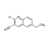 CAS#: 498548-90-6, 2-Chloro-6-Ethyl-3-Quinolinecarbonitrile