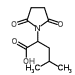 CAS 登录号：499183-16-3， 2-(2,5-二氧代-1-吡咯烷基)-4-甲基戊酸