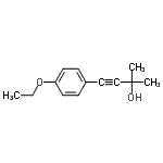 CAS 登录号：499242-44-3， 4-(4-乙氧基苯基)-2-甲基-3-丁炔-2-醇