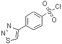 CAS#: 499771-00-5, 4-(1,2,3-Thiadiazol-4-Yl)Benzenesulfonyl Chloride