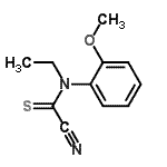 CAS 登录号：4999-69-3， 1-[(氰基硫代甲酰)(乙基)氨基]-2-甲氧基苯