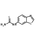 CAS#: 499984-83-7, 1-(1,3-Benzothiazol-6-Yl)Thiourea