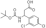CAS#: 499995-81-2, 3-(2,4-Dichlorophenyl)-3-({[(2-Methyl-2-Propanyl)Oxy]Carbonyl}Amino)Propanoic Acid