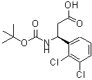CAS#: 499995-82-3, (3S)-3-(2,3-Dichlorophenyl)-3-({[(2-Methyl-2-Propanyl)Oxy]Carbonyl}Amino)Propanoic Acid