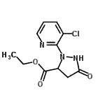 CAS#: 500011-88-1, Ethyl 2-(3-Chloro-2-Pyridinyl)-5-Oxo-3-Pyrazolidinecarboxylate