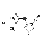 CAS#: 500024-60-2, 2-Methyl-2-Propanyl (4-Cyano-1H-Pyrazol-3-Yl)Carbamate