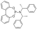 CAS#: 500103-26-4, N,N-Bis[(1R)-1-phenylethyl]-1,2,3,4,4a,7a,8,9,10,11,11a,11b-dodecahydrodibenzo[2,1-a:2',1'-d][1,3,2]dioxaphosphepin-6-amine