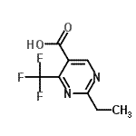 CAS 登录号：500130-77-8， 2-乙基-4-(三氟甲基)-5-嘧啶羧酸