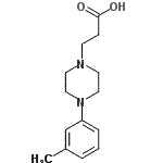 CAS 登录号：500294-64-4， 3-[4-(3-甲基苯基)-1-哌嗪基]丙酸