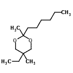 CAS#: 500358-77-0, 5-Ethyl-2-Hexyl-2,5-Dimethyl-1,3-Dioxane