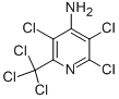 CAS 登录号：5005-62-9， 4-氨基-3,5,6-三氯-2-(三氯甲基)吡啶