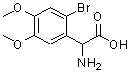 CAS 登录号：500696-00-4， 氨基(2-溴-4,5-二甲氧基苯基)乙酸