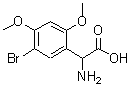 CAS#: 500718-16-1, Amino(5-Bromo-2,4-Dimethoxyphenyl)Acetic Acid