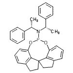 CAS#: 500997-70-6, N,N-Bis[(1R)-1-phenylethyl]-10,11,12,13-tetrahydrodiindeno[7,1-de:1',7'-fg][1,3,2]dioxaphosphocin-5-amine