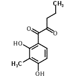 CAS 登录号：500999-76-8， 1-(2,4-二羟基-3-甲基苯基)-1,2-戊烷二酮