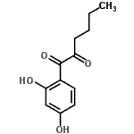 CAS#: 501005-68-1, 1-(2,4-Dihydroxyphenyl)-1,2-Hexanedione