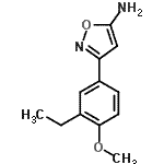 CAS#: 501117-30-2, 3-(3-Ethyl-4-Methoxyphenyl)-1,2-Oxazol-5-Amine