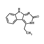 CAS 登录号：501647-64-9， 4-乙基-3,9-二氢-2H-嘧啶并[4,5-b]吲哚-2-酮