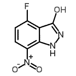 CAS#: 501650-69-7, 4-Fluoro-7-Nitro-1H-Indazol-3-Ol