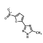CAS#: 5019-56-7, 5-Methyl-3-(5-Nitro-2-Furyl)-1H-1,2,4-Triazole