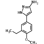 CAS#: 501903-48-6, 5-(3-Ethyl-4-Methoxyphenyl)-1H-Pyrazol-3-Amine