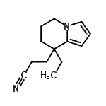 CAS#: 501909-24-6, 3-(8-Ethyl-5,6,7,8-Tetrahydro-8-Indolizinyl)Propanenitrile