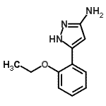 CAS#: 502132-92-5, 5-(2-Ethoxyphenyl)-1H-Pyrazol-3-Amine