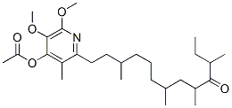 CAS#: 5024-36-2, 13-(4-Acetyloxy-5,6-Dimethoxy-3-Methyl-2-Pyridyl)-3,5,7,11-Tetramethyl-4-Tridecanone