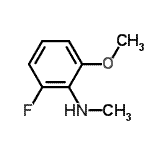 CAS#: 502435-19-0, 2-Fluoro-6-Methoxy-N-Methylaniline