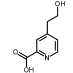 CAS#: 502509-10-6, 4-(2-Hydroxyethyl)-2-Pyridinecarboxylic Acid