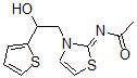CAS 登录号：5028-87-5， N-[3-(2-羟基-2-噻吩-2-基-乙基)-1,3-噻唑-2-亚基]乙酰胺