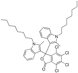 CAS#: 50293-19-1, 4,5,6,7-Tetrachloro-3,3-Bis(2-Methyl-1-Octyl-1H-Indol-3-Yl)Phthalide