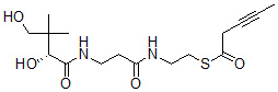 CAS 登录号：50304-43-3， 3-戊炔酰泛酰巯基乙胺