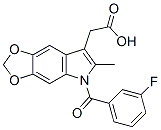 CAS#: 50331-98-1, 5-(3-Fluorobenzoyl)-6-Methyl-5H-1,3-Dioxolo[4,5-f]Indole-7-Acetic Acid