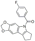 CAS#: 50332-12-2, 5,6,7,8-Tetrahydro-5-(4-Fluorobenzoyl)Cyclopenta[b]-1,3-Dioxolo[4,5-f]Indole