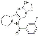 CAS#: 50332-20-2, 5-(3-Fluorobenzoyl)-6,7,8,9-Tetrahydro-5H-1,3-Dioxolo[4,5-b]Carbazole
