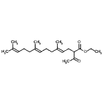 CAS#: 50340-51-7, Ethyl (4E,8E)-2-acetyl-5,9,13-trimethyl-4,8,12-tetradecatrienoate