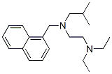 CAS#: 50341-73-6, N,N-Diethyl-N'-(2-Methylpropyl)-N'-(1-Naphthalenylmethyl)-1,2-Ethanediamine